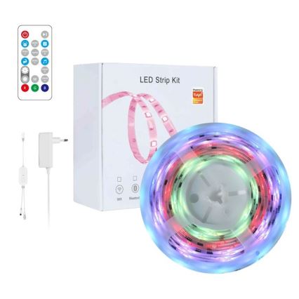 Immax NEO 07791L - LED RGB Taśma ściemnialna NEO LITE LED/18W/230V 5m IP65 MUSIC Wi-FI Tuya + zdalne sterowanie