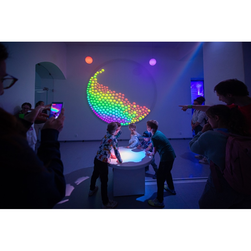 Immax NEO 07794CDO - ZESTAW 3x LED RGB+CCT ściemnialne żarówki E27/14W/230V 2700K-6500K Tuya Wi-Fi + pilot zdalnego sterowania