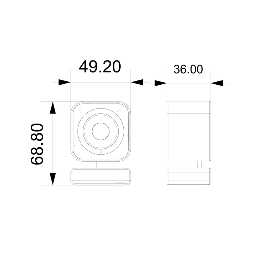 Immax NEO 07796L-Inteligentny wewnątrz kamera z czujnikiem LITTLE CUBE 3MP 5V Wi-Fi Tuya