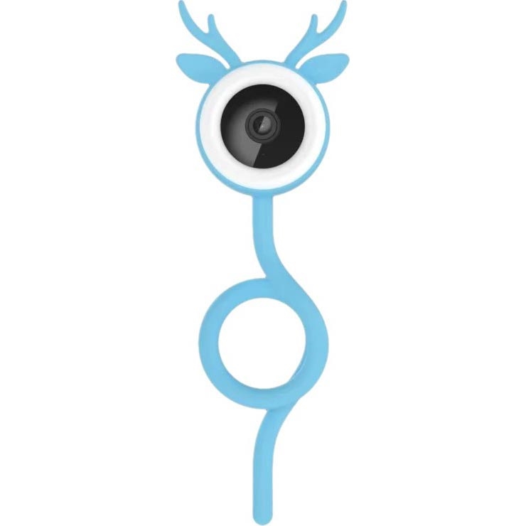 Immax NEO 07797L - Inteligentny akumulatorowy monitor dla niemowląt 5V Wi-Fi Tuya niebieski