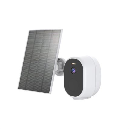 Immax NEO 07802L - Smart zewnętrzna kamera solarna z czujnikiem BARREL 5000 mAh Wi-Fi Tuya IP65