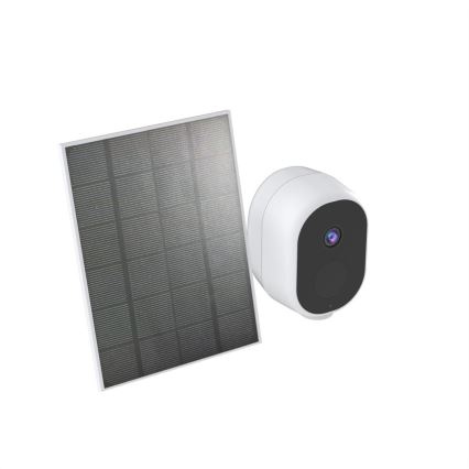 Immax NEO 07802L - Smart zewnętrzna kamera solarna z czujnikiem BARREL 5000 mAh Wi-Fi Tuya IP65