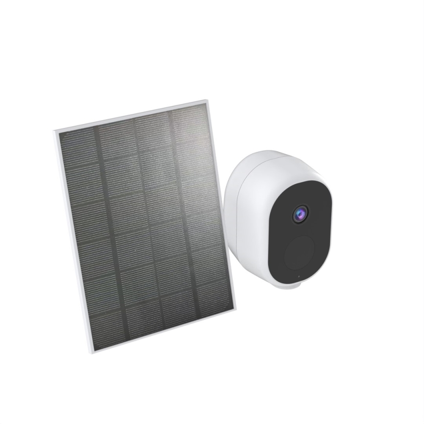 Immax NEO 07802L - Smart zewnętrzna kamera solarna z czujnikiem BARREL 5000 mAh Wi-Fi Tuya IP65