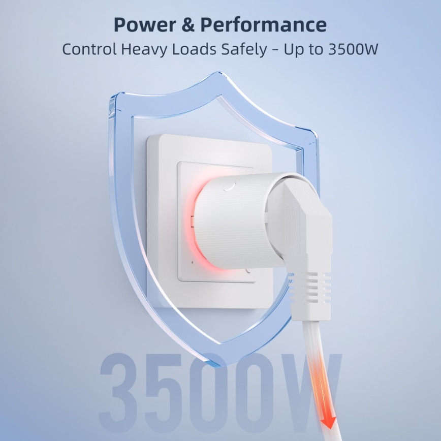 Immax NEO 07812L - Inteligentne gniazdko E 3500 W Tuya Wi-Fi