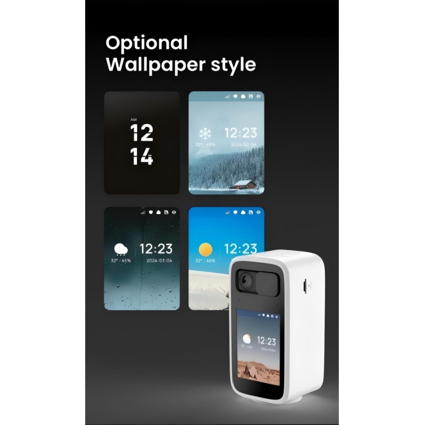 Immax NEO 07814L - Inteligentna kamera do wnętrz z matrycą 4 MP, zasilaniem 5V i obsługą Tuya Wi‑Fi