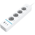 Immax NEO 07821L - Inteligentny przedłużacz NEO LITE 4AC+1xUSB+2xUSB C Tuya Wi-Fi