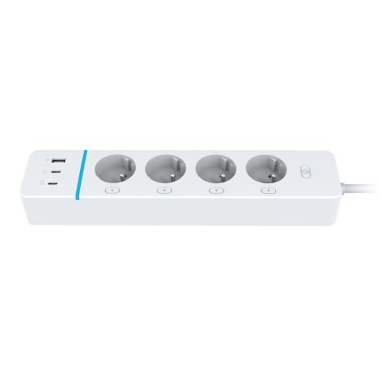 Immax NEO 07821L - Inteligentny przedłużacz NEO LITE 4AC+1xUSB+2xUSB C Tuya Wi-Fi