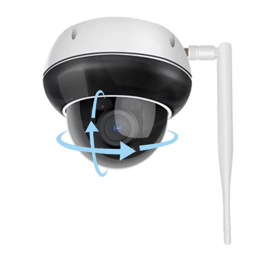 Immax NEO 07825L - Inteligentna zewnętrzna kamera z kopułowym sensorem (DOME), 5MP, 230V, IP66, TUYA, Wi‑Fi