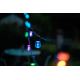 LED RGB+CCT Ściemnialny zewnętrzny łańcuch GIRLANDA 15xLED/1W/230V 15m Wi-Fi Tuya IP65 + zdalne sterowanie