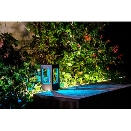 Immax NEO 07902L - LED RGB+CCT Ściemnialna lampa zewnętrzna NEO LITE CUBE LED/10W/230V 2700-6500K IP67 Wi-Fi Tuya czarne