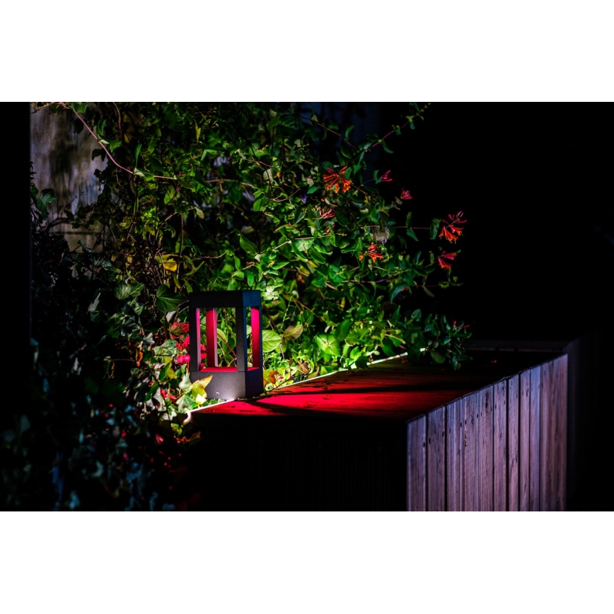 Immax NEO 07902L - LED RGB+CCT Ściemnialna lampa zewnętrzna NEO LITE CUBE LED/10W/230V 2700-6500K IP67 Wi-Fi Tuya czarne