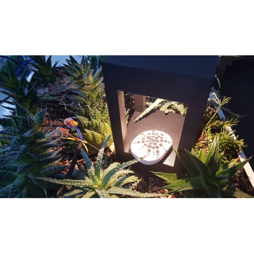 Immax NEO 07902L - LED RGB+CCT Ściemnialna lampa zewnętrzna NEO LITE CUBE LED/10W/230V 2700-6500K IP67 Wi-Fi Tuya czarne