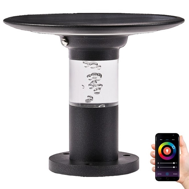 Immax NEO 07908L - LED RGB+CW/W Ściemnialna lampa solarna LED/2W/5V IP54 Tuya 4000 mAh