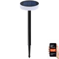 Immax NEO 07910L - LED RGB ściemnialna lampa solarna z czujnikiem NEO LITE LED/1W/5V okrągła IP54 Tuya 1300 mAh