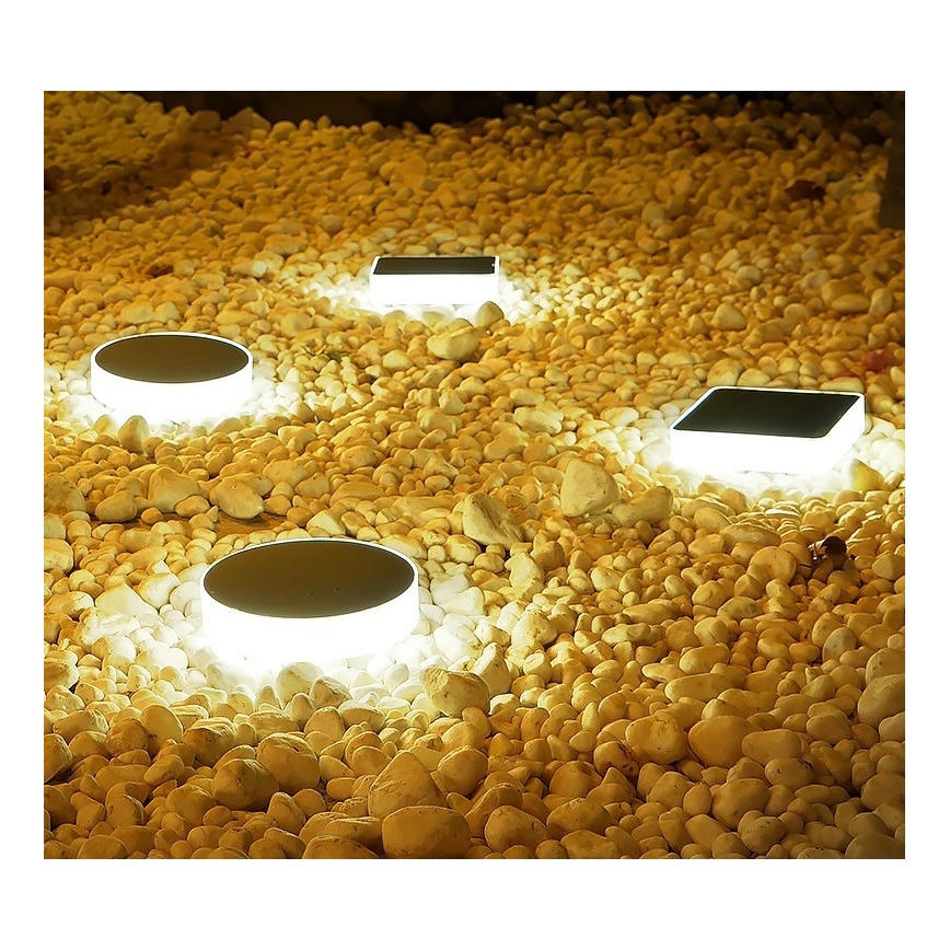 Immax NEO 07910L - LED RGB Ściemnialna lampa solarna z czujnikiem NEO LITE LED/1W/5V okrągła IP54 Tuya