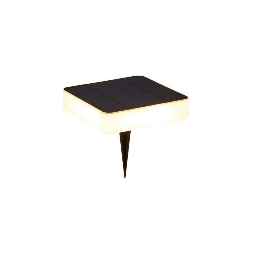 Immax NEO 07911L - LED RGB Ściemnialna lampa solarna z czujnikiem NEO LITE LED/1W/5V kanciasty IP54 Tuya 1300 mAh