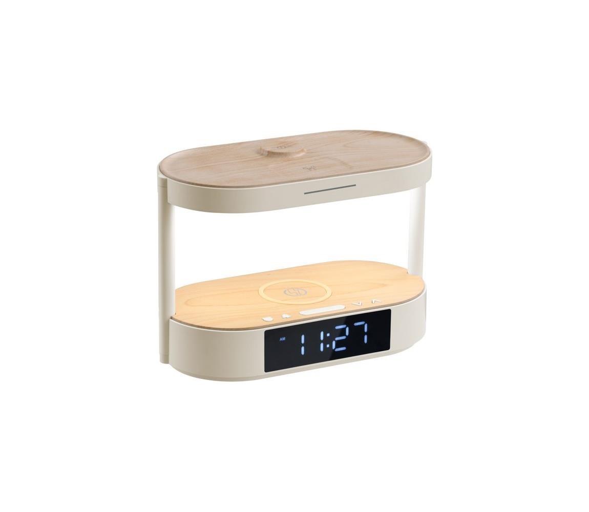 NEO 09111L - ściemniana lampka biurkowa LED z budzikiem i stacją dokującą TRIPLE DOCK LED/1,5W/5V