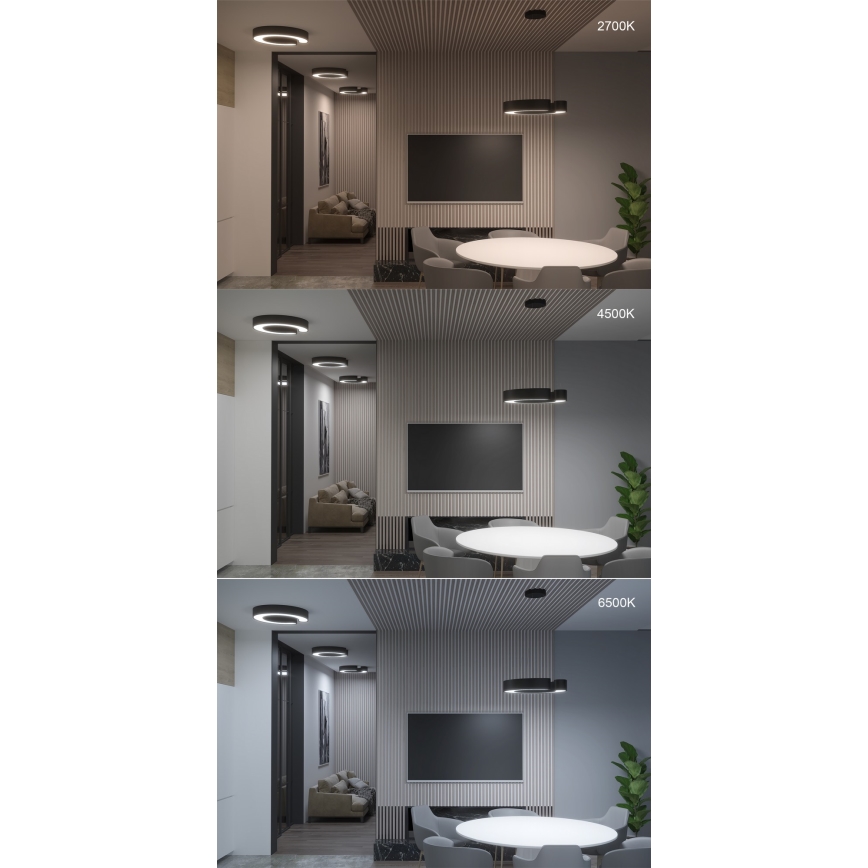 Immax NEO 7133 - LED SMART Plafon ściemnialny CÉČKO LED/52W/230V + pilot zdalnego sterowania 60 cm Tuya ZigBee