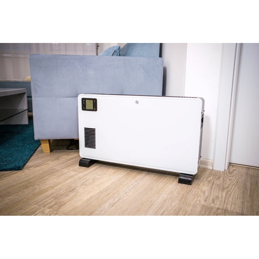 Immax NEO 07760L - Elektryczny grzejnik konwektorowy 1000/1300/2300W LCD/timer/TURBO/termostat Wi-Fi Tuya + pilot