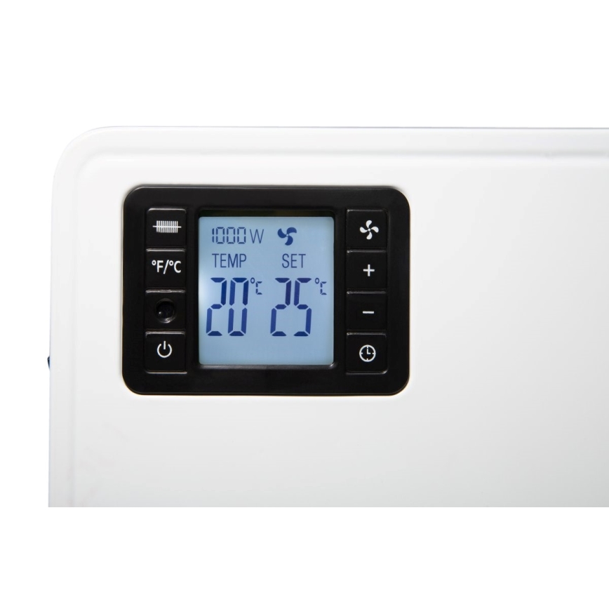 Immax NEO 07760L - Elektryczny grzejnik konwektorowy 1000/1300/2300W LCD/timer/TURBO/termostat Wi-Fi Tuya + pilot