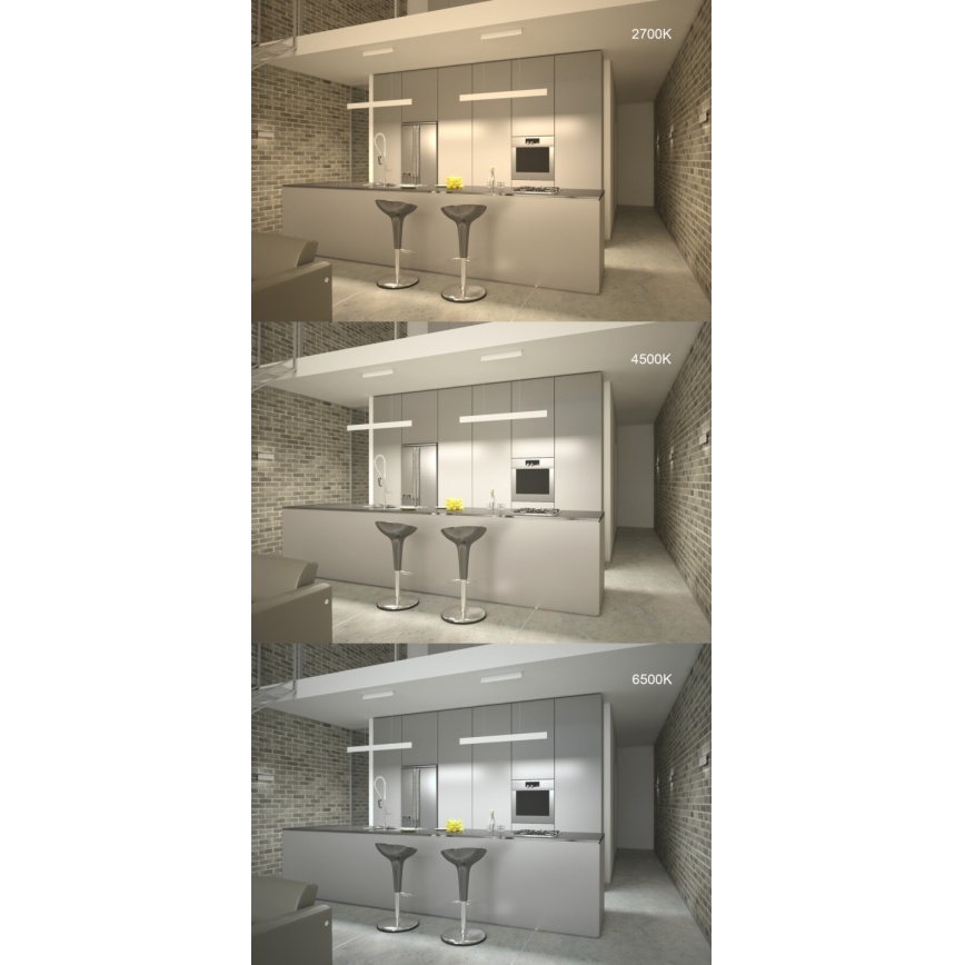 Immax NEO - LED Kinkiet ściemnialny LISTON LED/8W/230V biały + ZS Tuya