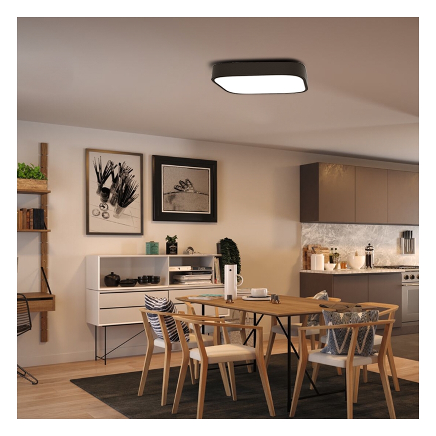 Immax NEO - LED Plafon ściemnialny RECUADRO LED/67W/230V 80x80 + ZS Tuya