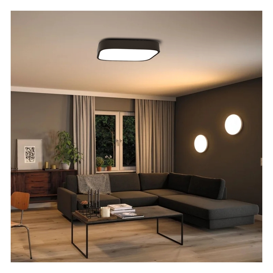 Immax NEO - LED Plafon ściemnialny RECUADRO LED/67W/230V 80x80 + ZS Tuya