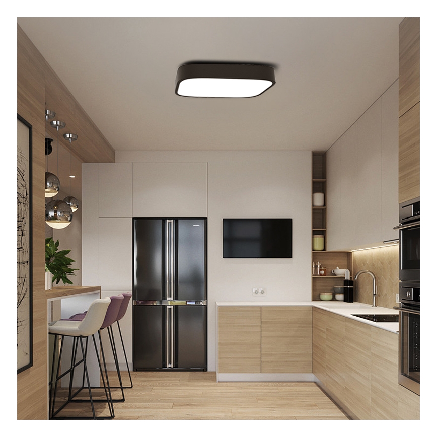 Immax NEO - LED Plafon ściemnialny RECUADRO LED/67W/230V 80x80 + ZS Tuya