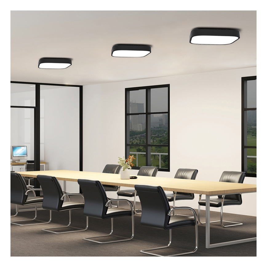 Immax NEO - LED Plafon ściemnialny RECUADRO LED/67W/230V 80x80 + ZS Tuya
