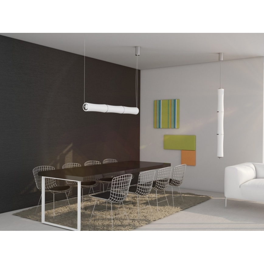 Immax NEO - LED Ściemnialny żyrandol na lince BAMBOOS LED/45W/230V 135 cm + ZS Tuya