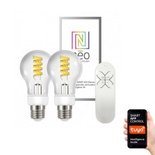 Immax Neo - ZESTAW 2x LED Żarówka ściemnialna FILAMENT E27/5W/230V 2700-6000K + ZS