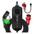 Immax - Przenośna stacja ładowania EV do samochodów elektrycznych AC Typ 2 16 A / 380 V, 11 kW + wtyczka 230 V, 5 m, Wi‑Fi (Tuya)