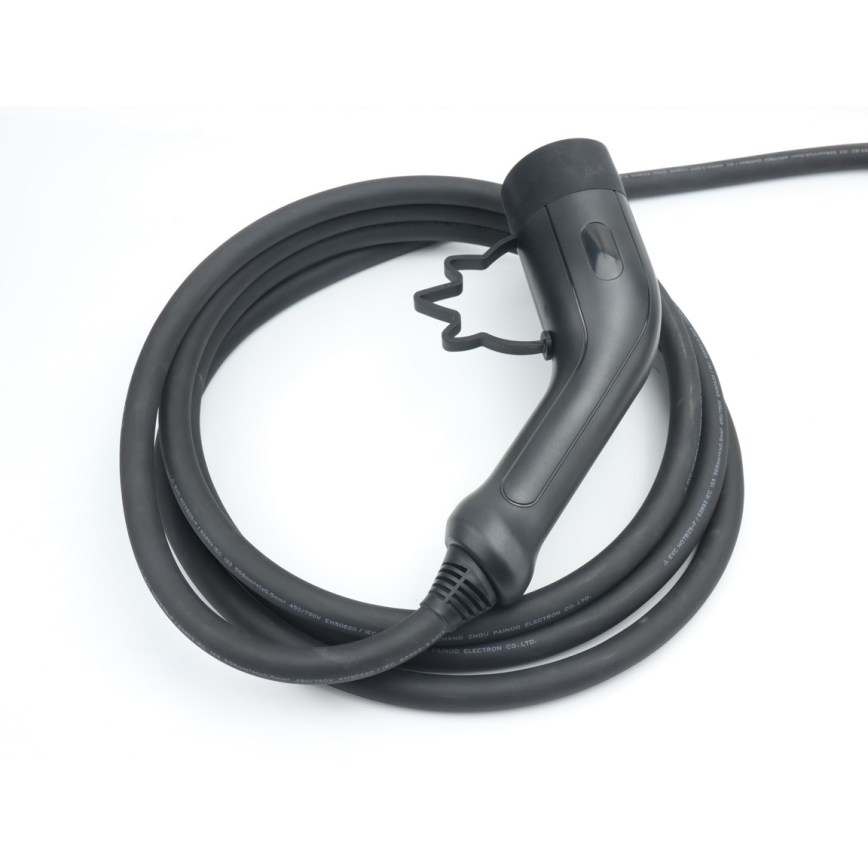 Immax - Przenośna stacja ładowania EV do samochodów elektrycznych AC Typ 2 16 A / 380 V, 11 kW + wtyczka 230 V, 5 m, Wi‑Fi (Tuya)