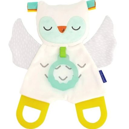Infantino - Night lampa z glowing snuggle toy Owl