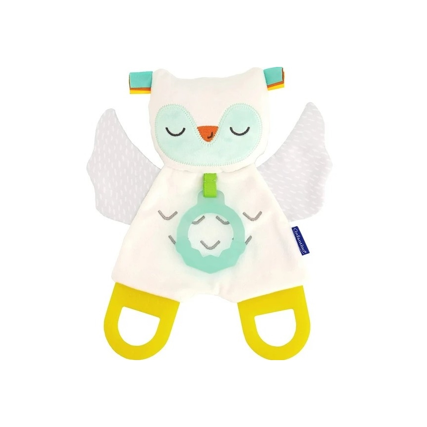 Infantino - Night lampa z glowing snuggle toy Owl