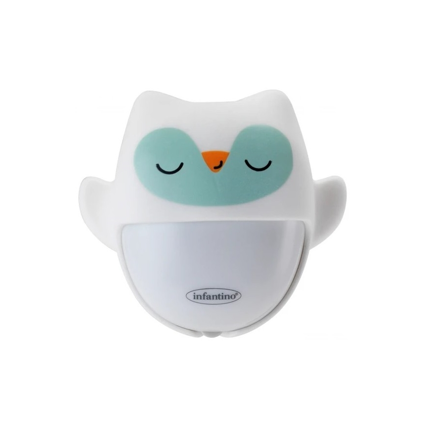 Infantino - Night lampa z glowing snuggle toy Owl