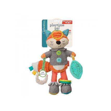 Infantino - Pluszowa zabawka z gryzakami 30 cm lišák