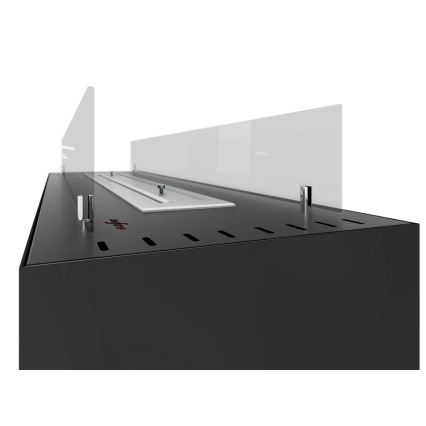 InFire - BIO kominek 110x65 cm 3,5kW czarny