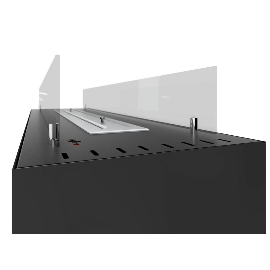 InFire - BIO kominek 110x65 cm 3,5kW czarny