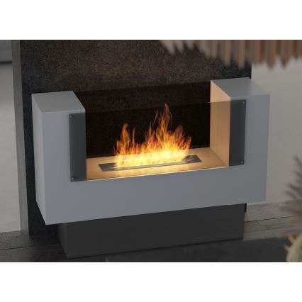 InFire - BIO kominek 110x75 cm 3kW dwustronny