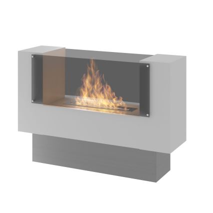 InFire - BIO kominek 110x75 cm 3kW dwustronny