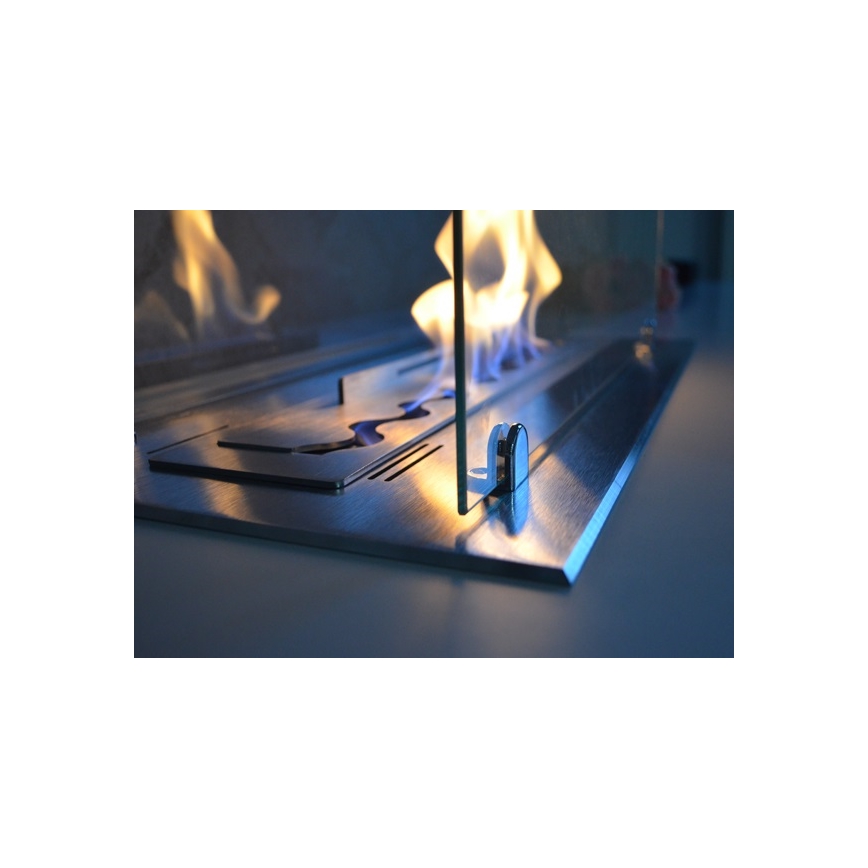 InFire - BIO kominek 110x75 cm 3kW dwustronny