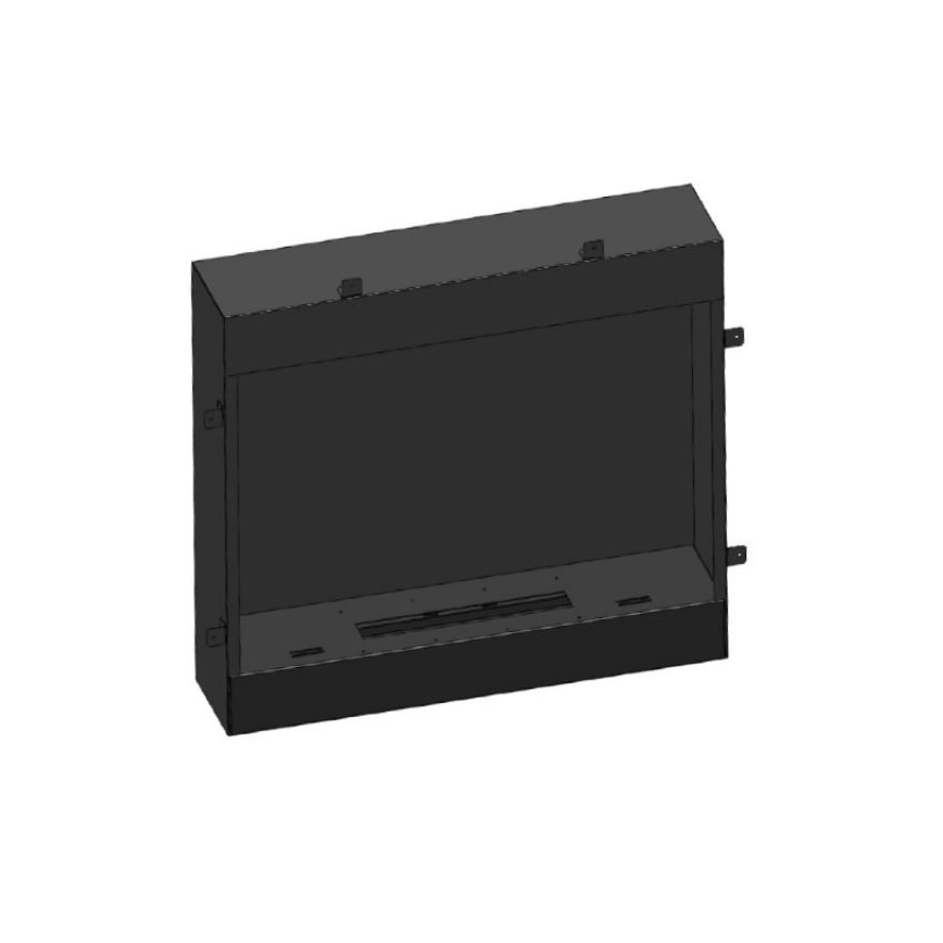 InFire - BIO kominek 90x112,5 cm 3kW biały