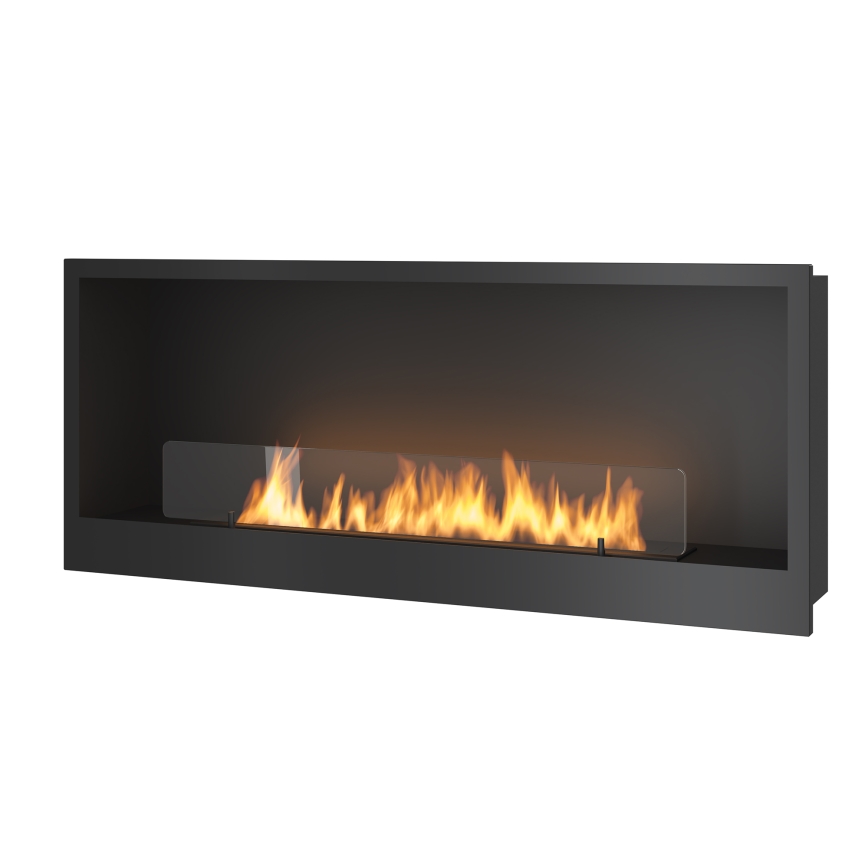 InFire - Kominek BIO do zabudowy 120x50 cm 3kW czarny