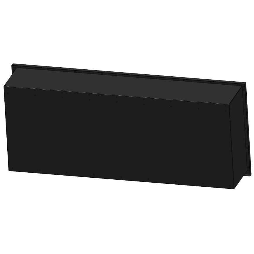 InFire - Kominek BIO do zabudowy 120x50 cm 3kW czarny