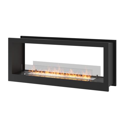 InFire - Kominek BIO do zabudowy 120x50 cm 3kW dwustronny