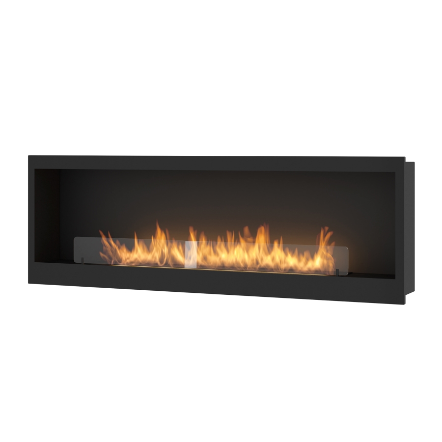 InFire - Kominek BIO do zabudowy 150x50 cm 4,2kW czarny