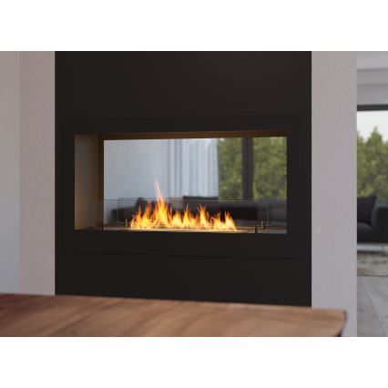 InFire - Kominek BIO do zabudowy 90x50 cm 3kW dwustronny