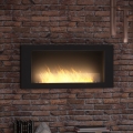 InFire - Kominek BIO naścienny 120x56 cm 3kW czarny