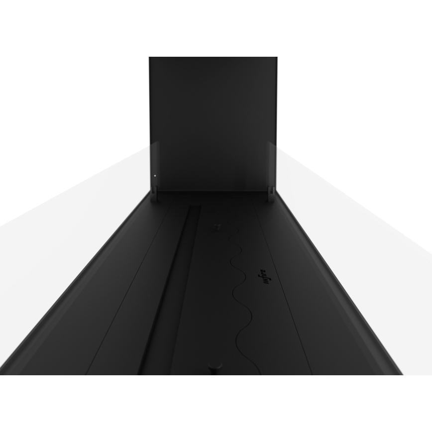 InFire - Wbudowany BIO kominek 48,5x123,5 cm 6kW czarny